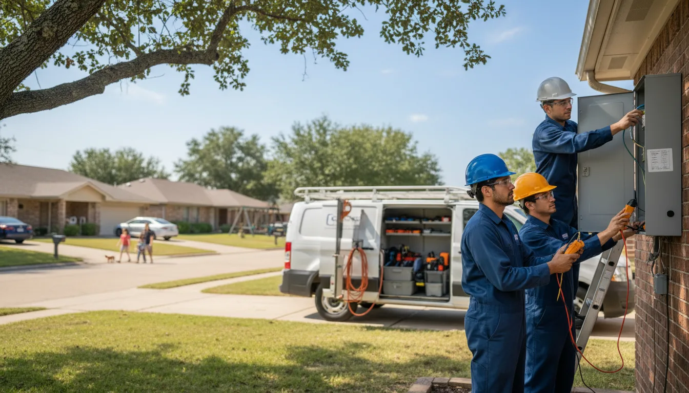 Certified electrician providing emergency electrical services in Clarence, NY
